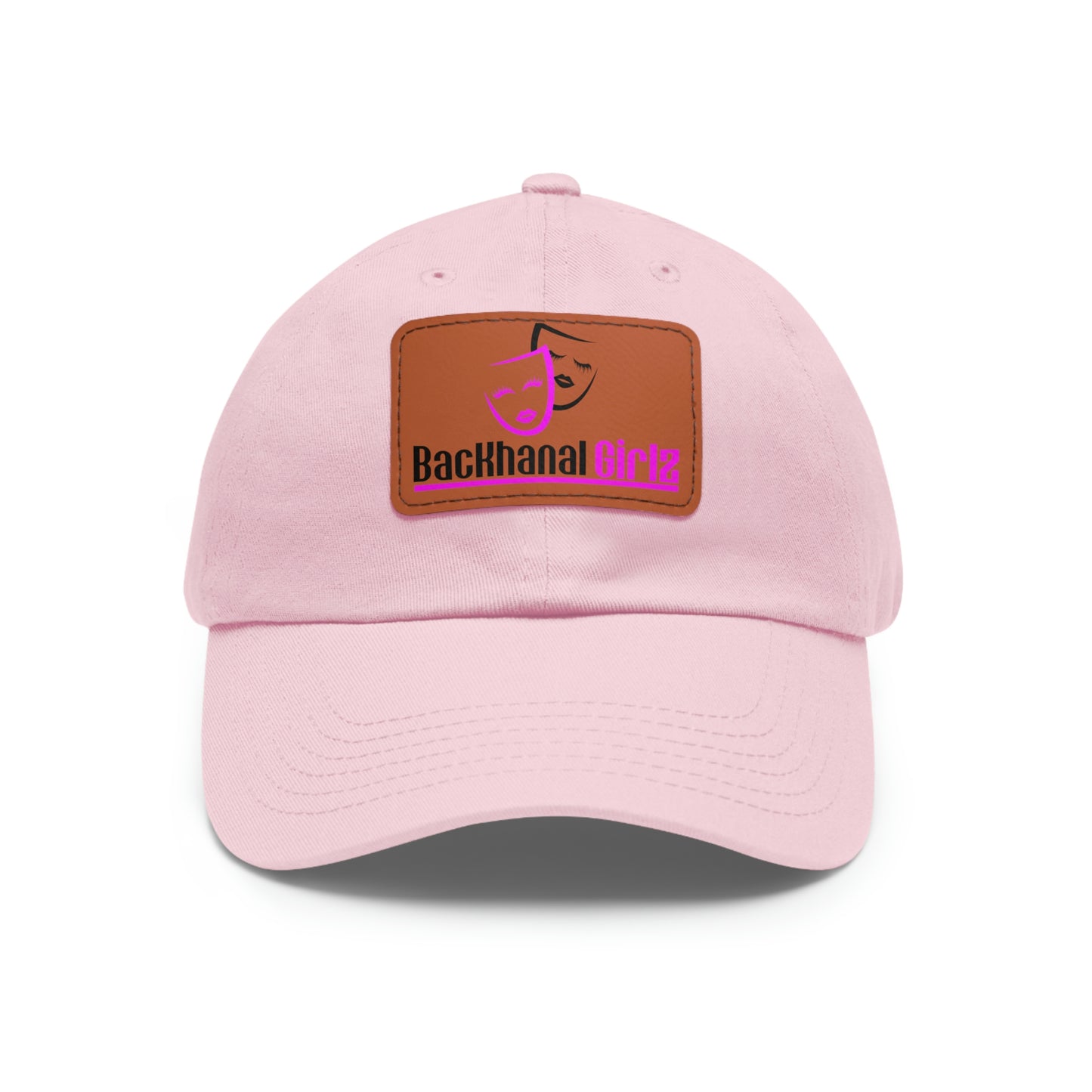 BACKHANAL GIRLZ Dad Hat with Leather Patch