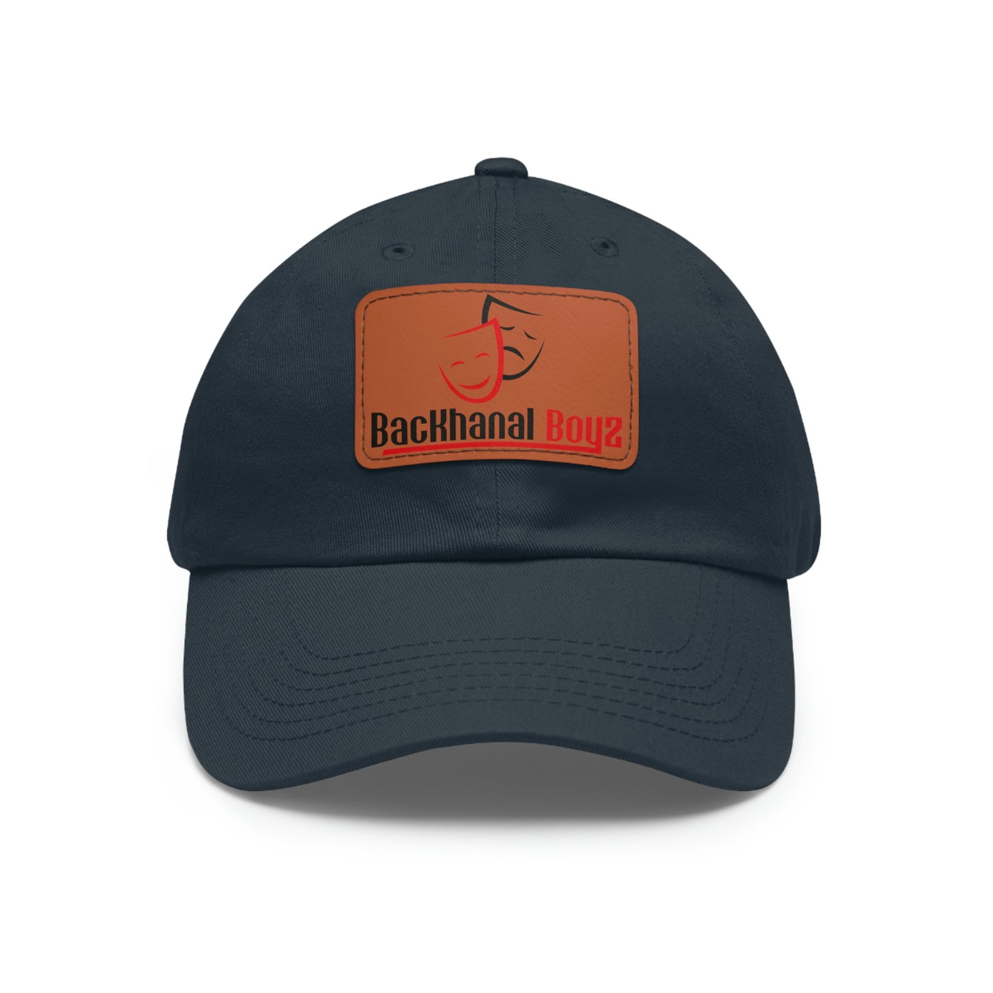 BACKHANAL BOYZ Dad Hat with Leather Patch
