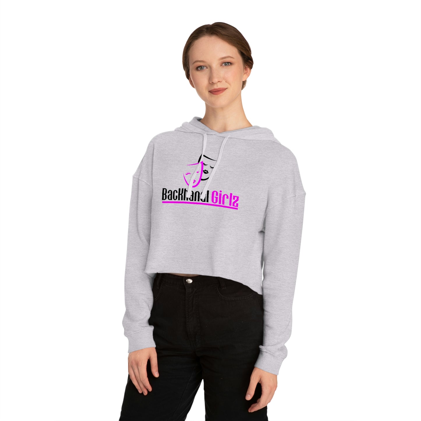 BACKHANAL GIRLZ Women’s Cropped Hooded Sweatshirt