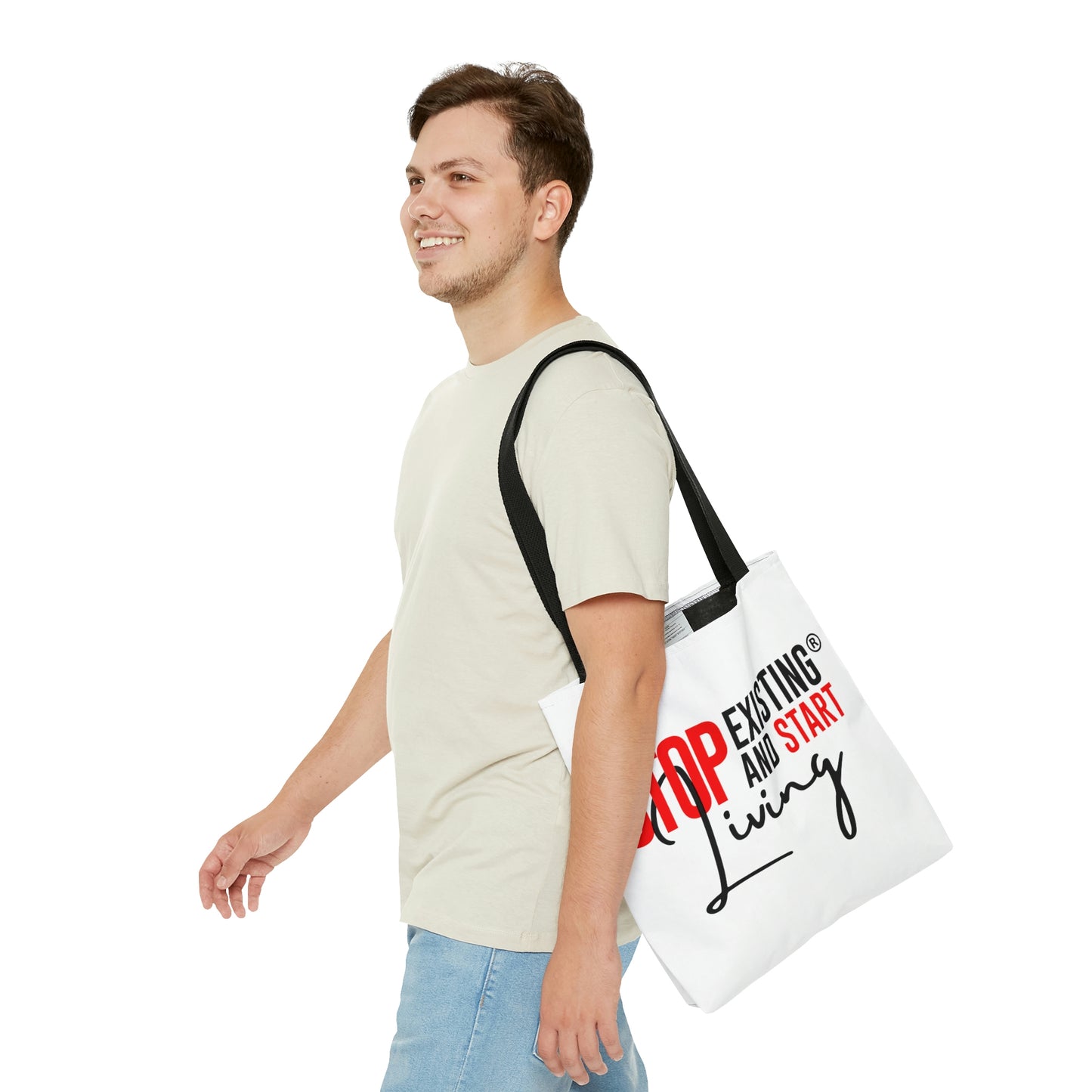 BACKHANAL GIRLZ /STOP EXISTING & START LIVING Tote Bag