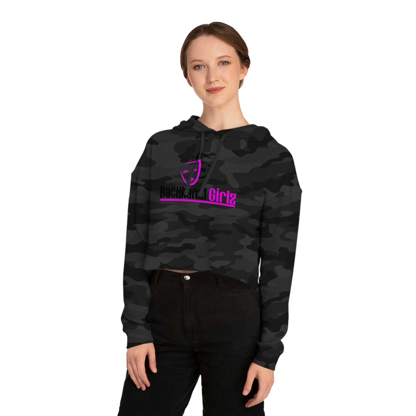BACKHANAL GIRLZ Women’s Cropped Hooded Sweatshirt