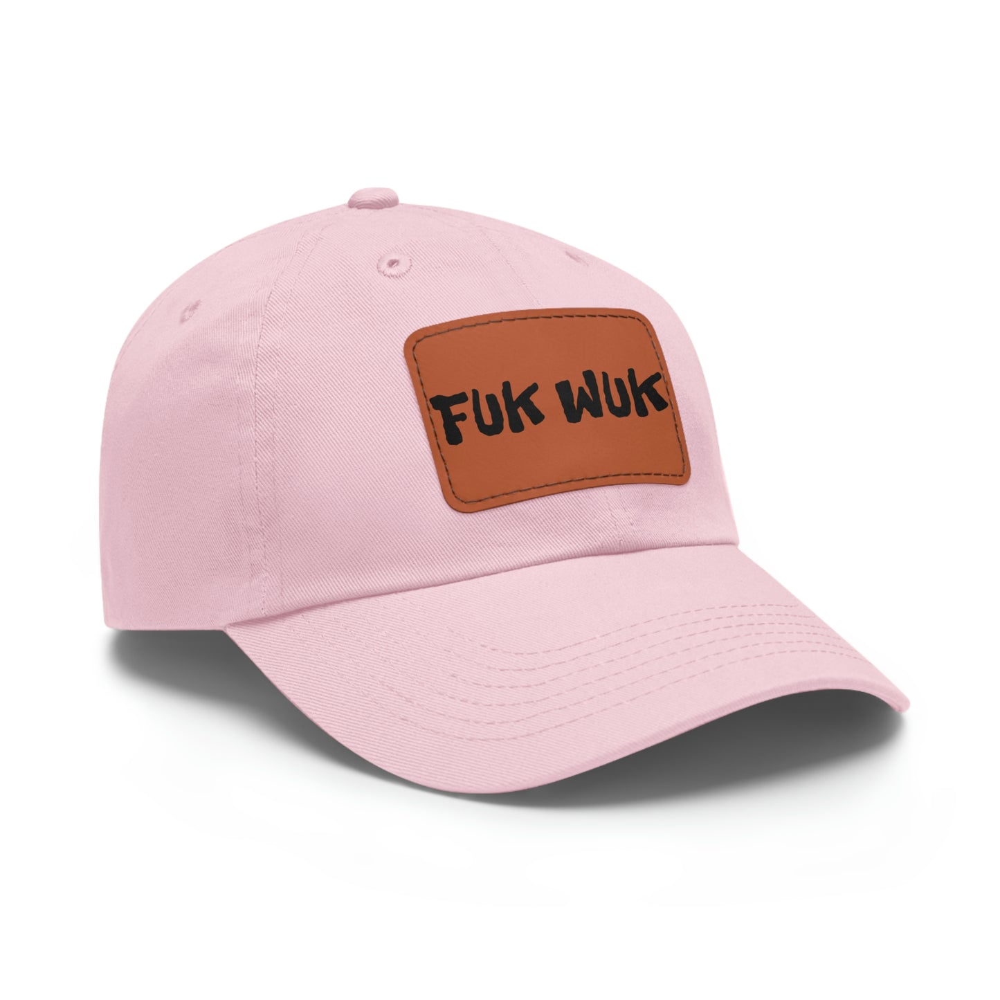 FUK-WUK Dad Hat with Leather Patch