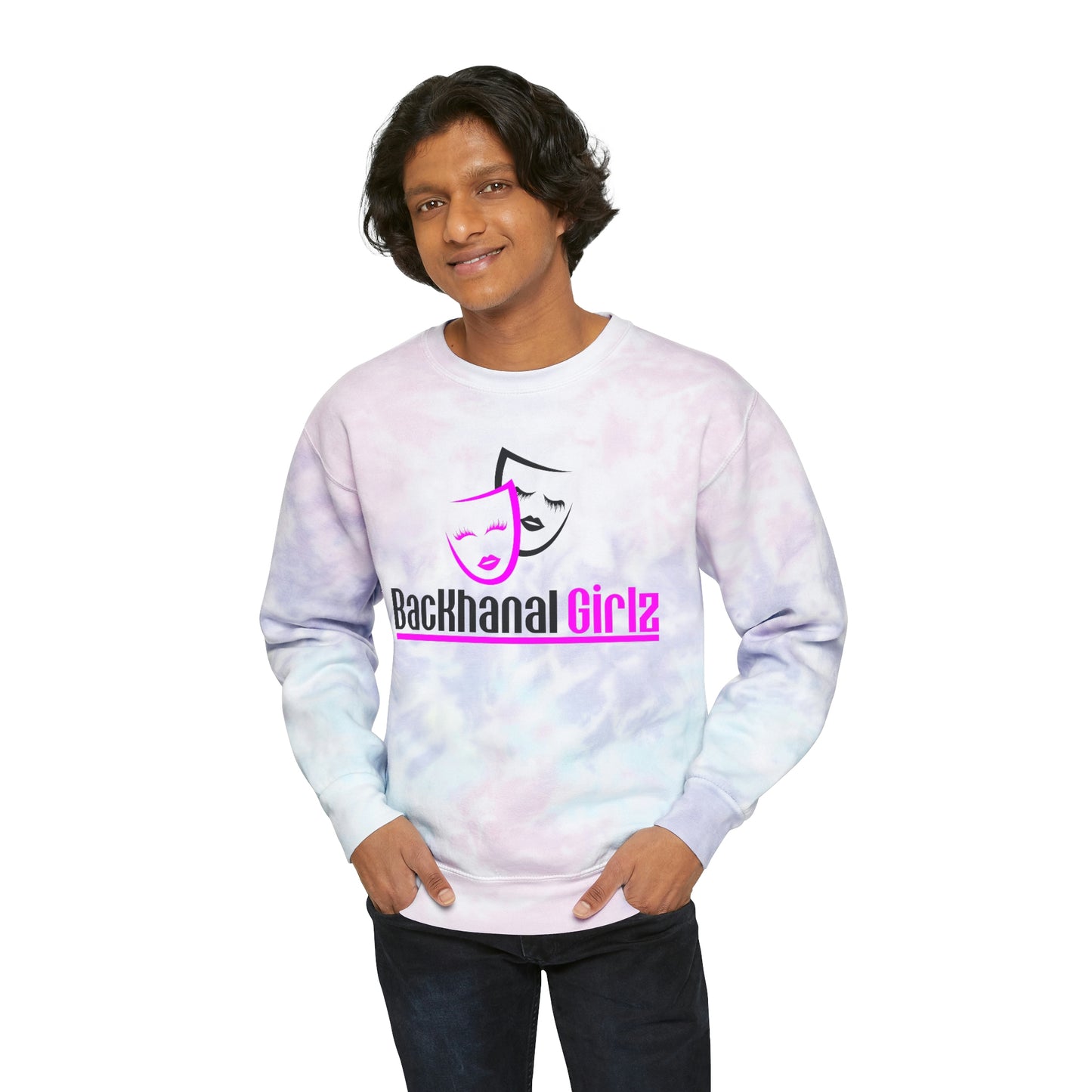 BACKHANAL GIRLZ Unisex Tie-Dye Sweatshirt