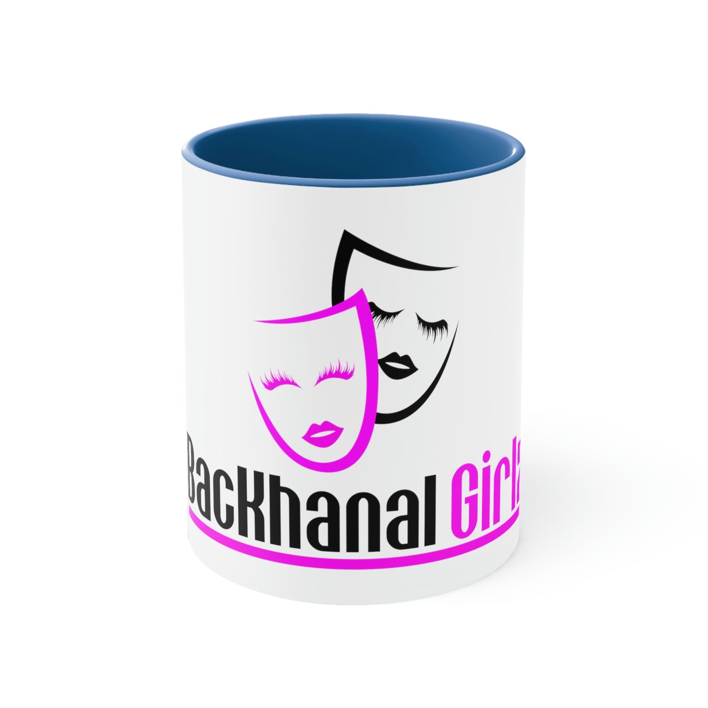 BACKHANAL GIRLZ  two-tone Coffee Mug, 11oz