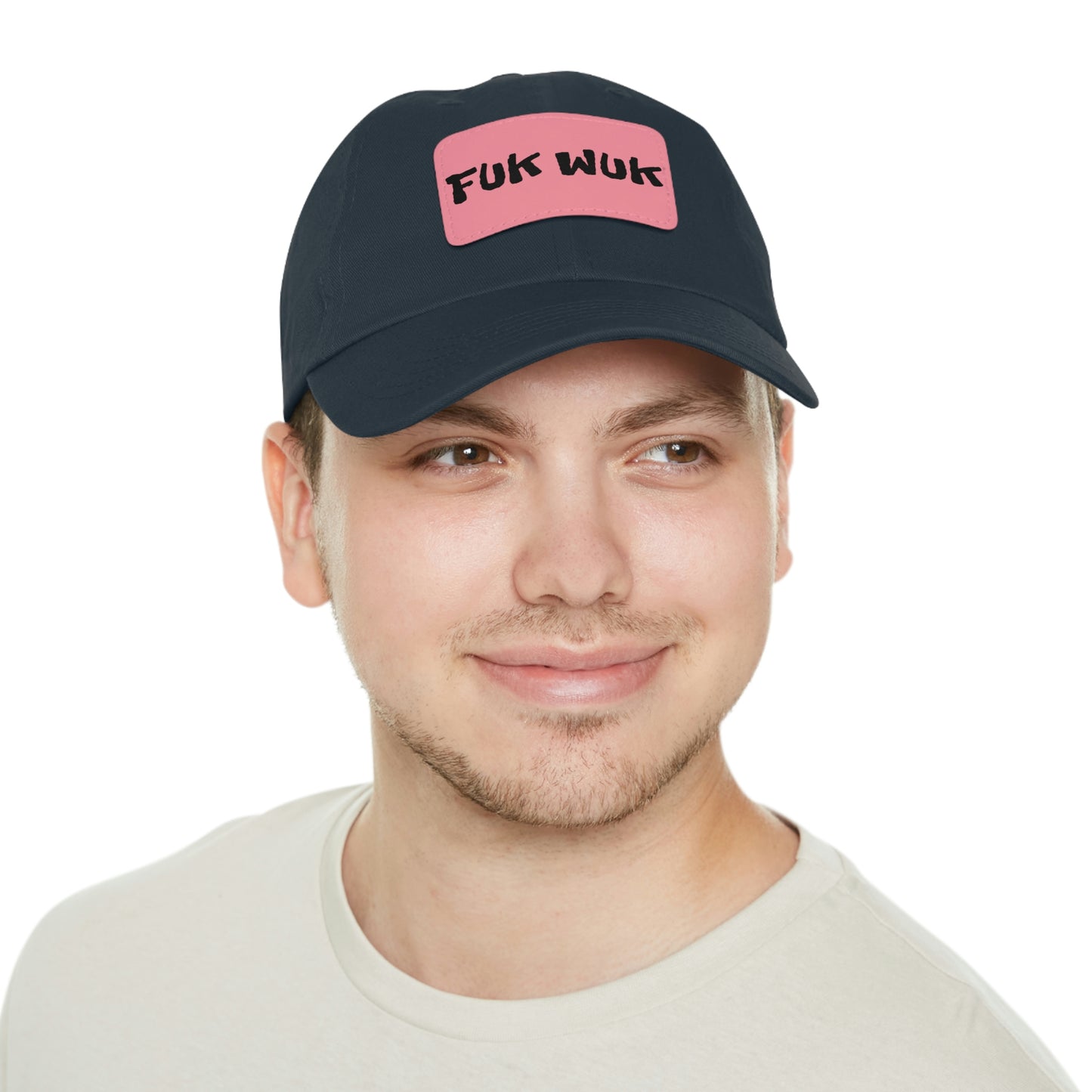 FUK-WUK Dad Hat with Leather Patch