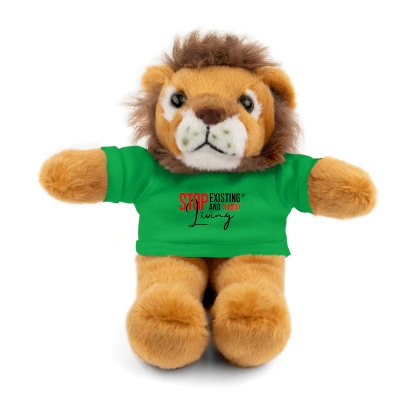 STOP EXISTING & START LIVING Stuffed Animals with Tee