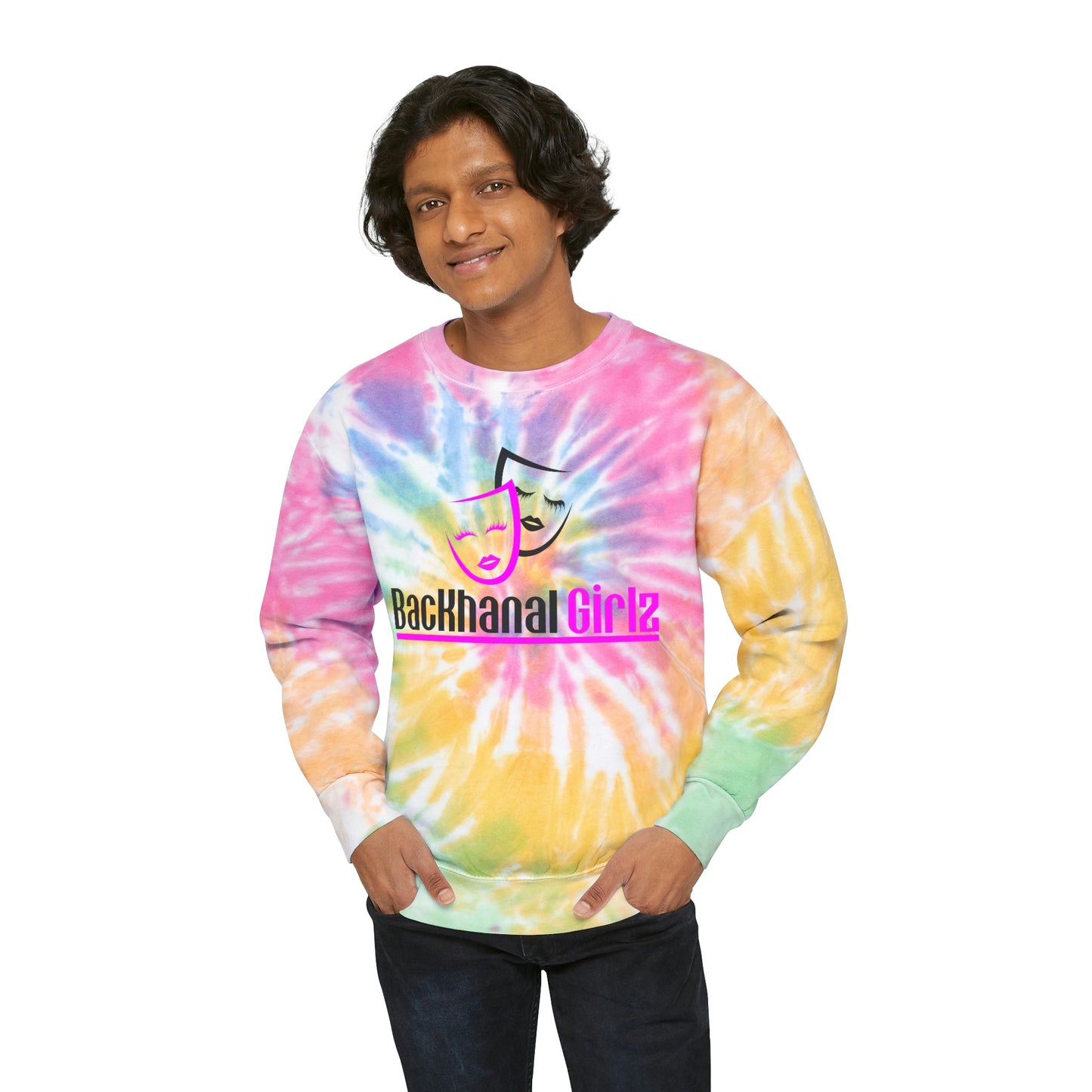 BACKHANAL GIRLZ Unisex Tie-Dye Sweatshirt