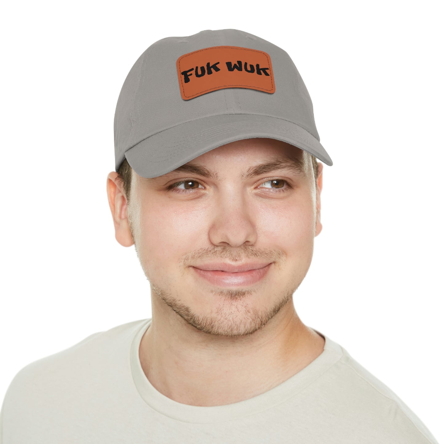 FUK-WUK Dad Hat with Leather Patch