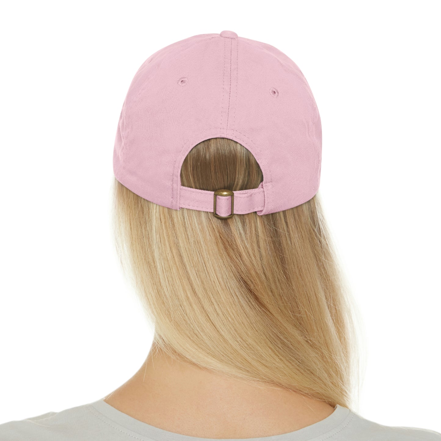 STOP EXISTING & START LIVING Dad Hat with Leather Patch