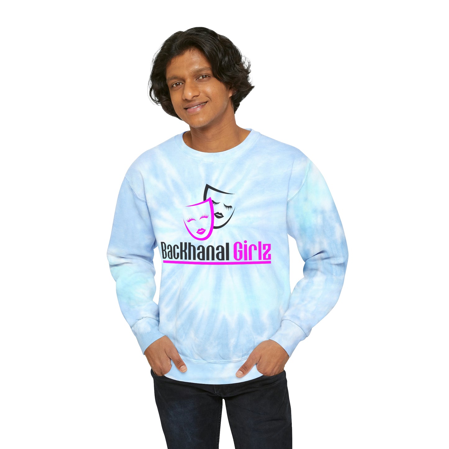 BACKHANAL GIRLZ Unisex Tie-Dye Sweatshirt