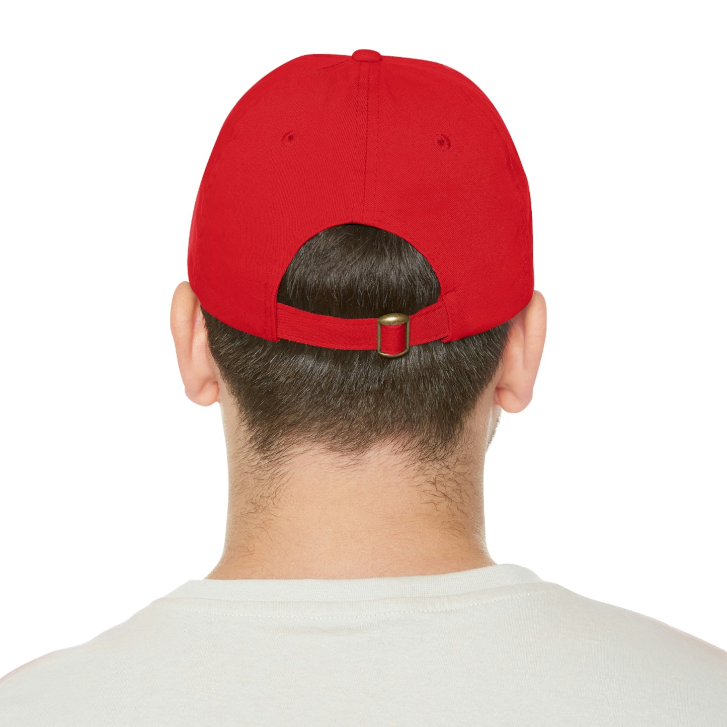 STOP EXISTING & START LIVING Dad Hat with Leather Patch