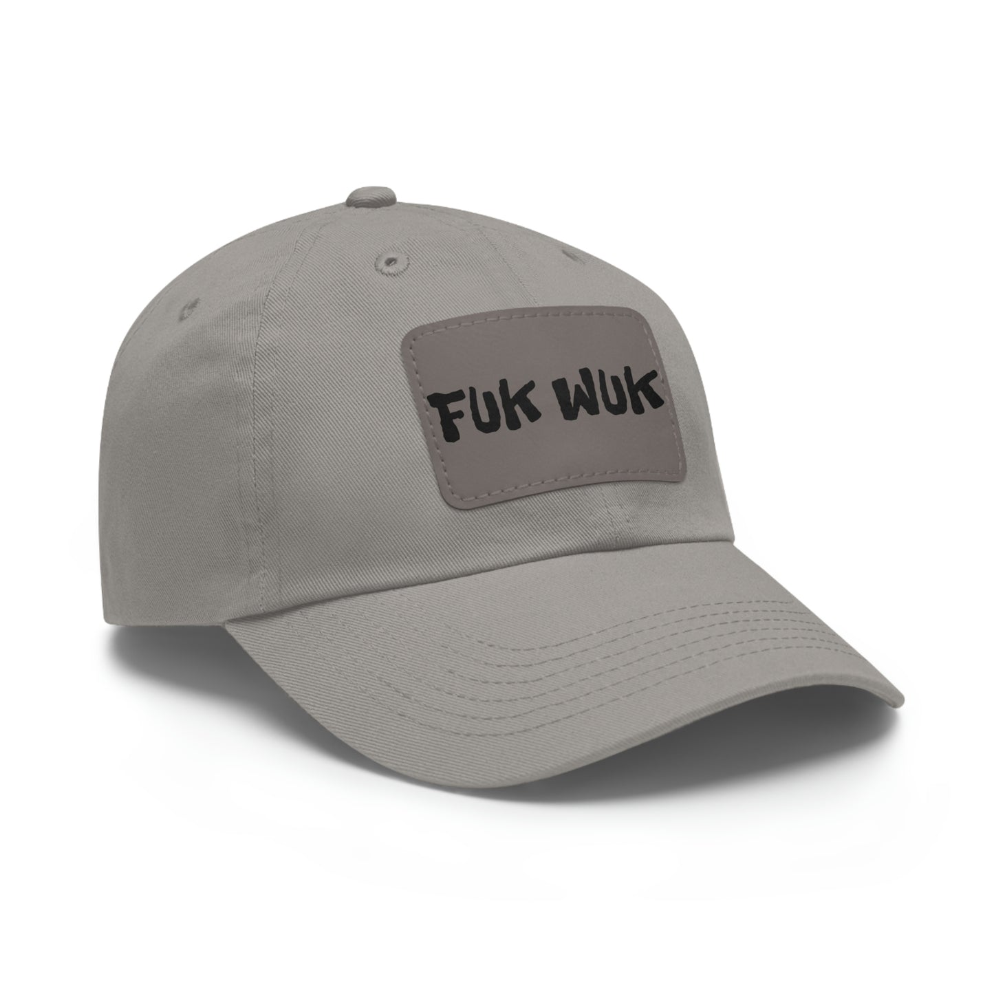 FUK-WUK Dad Hat with Leather Patch