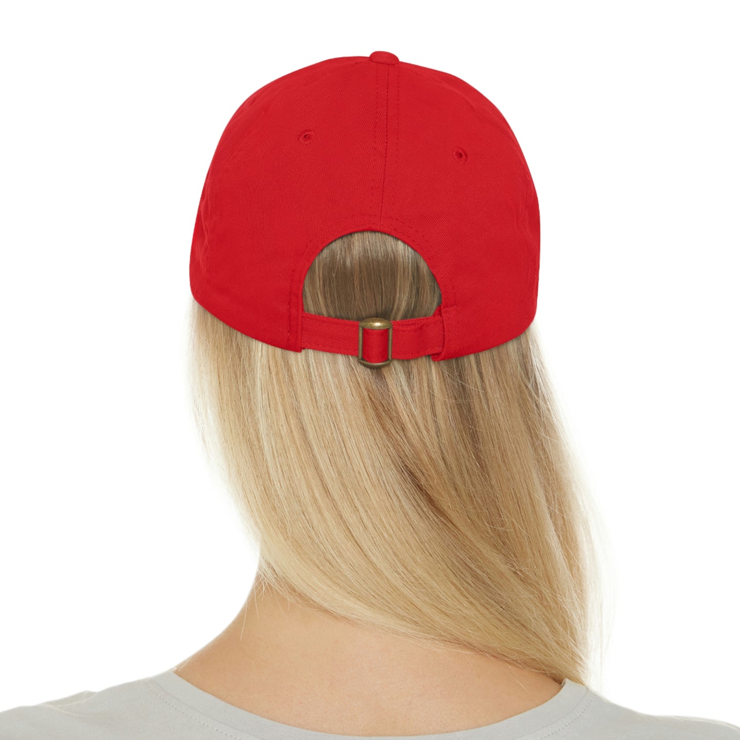 STOP EXISTING & START LIVING Dad Hat with Leather Patch