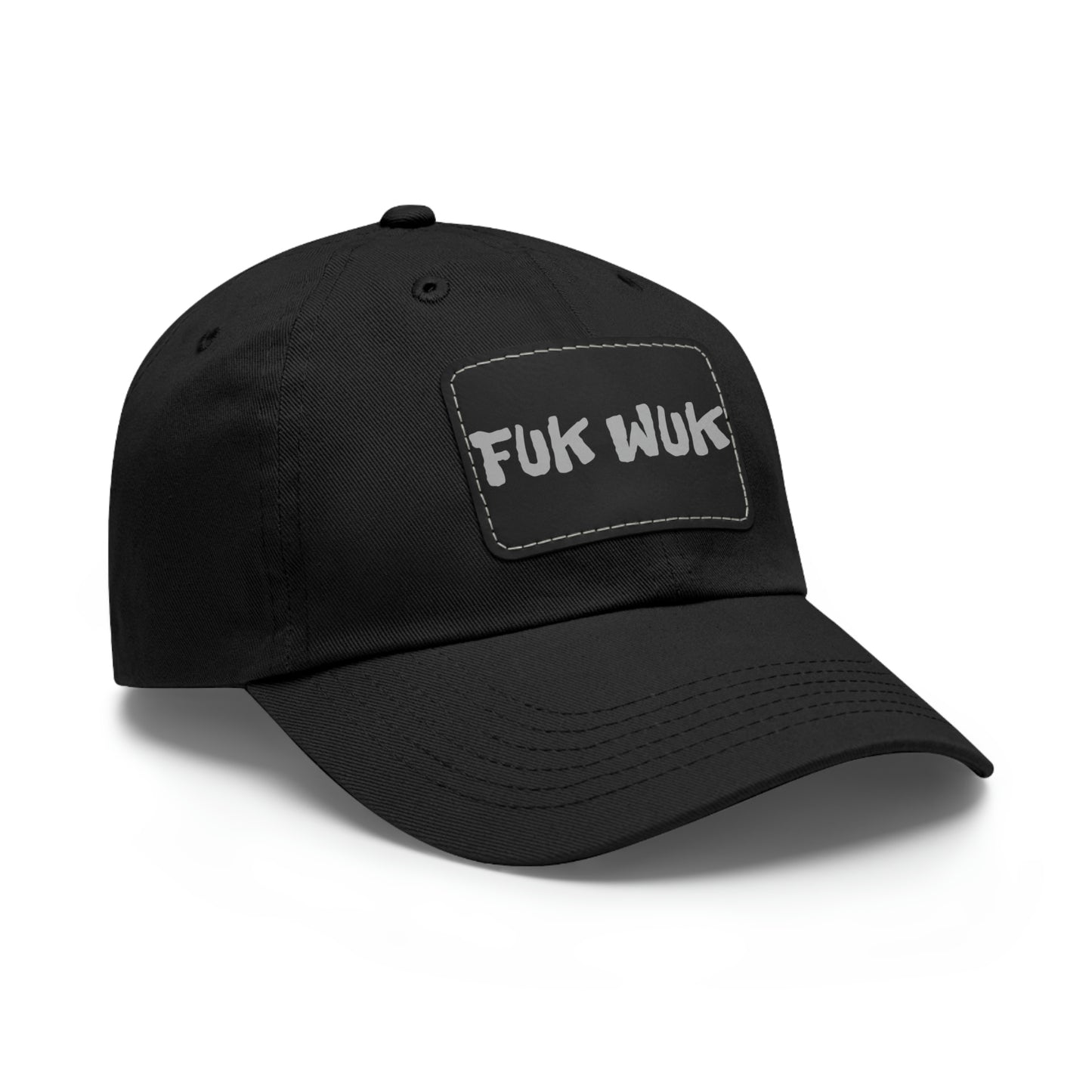 FUK-WUK Dad Hat with Leather Patch