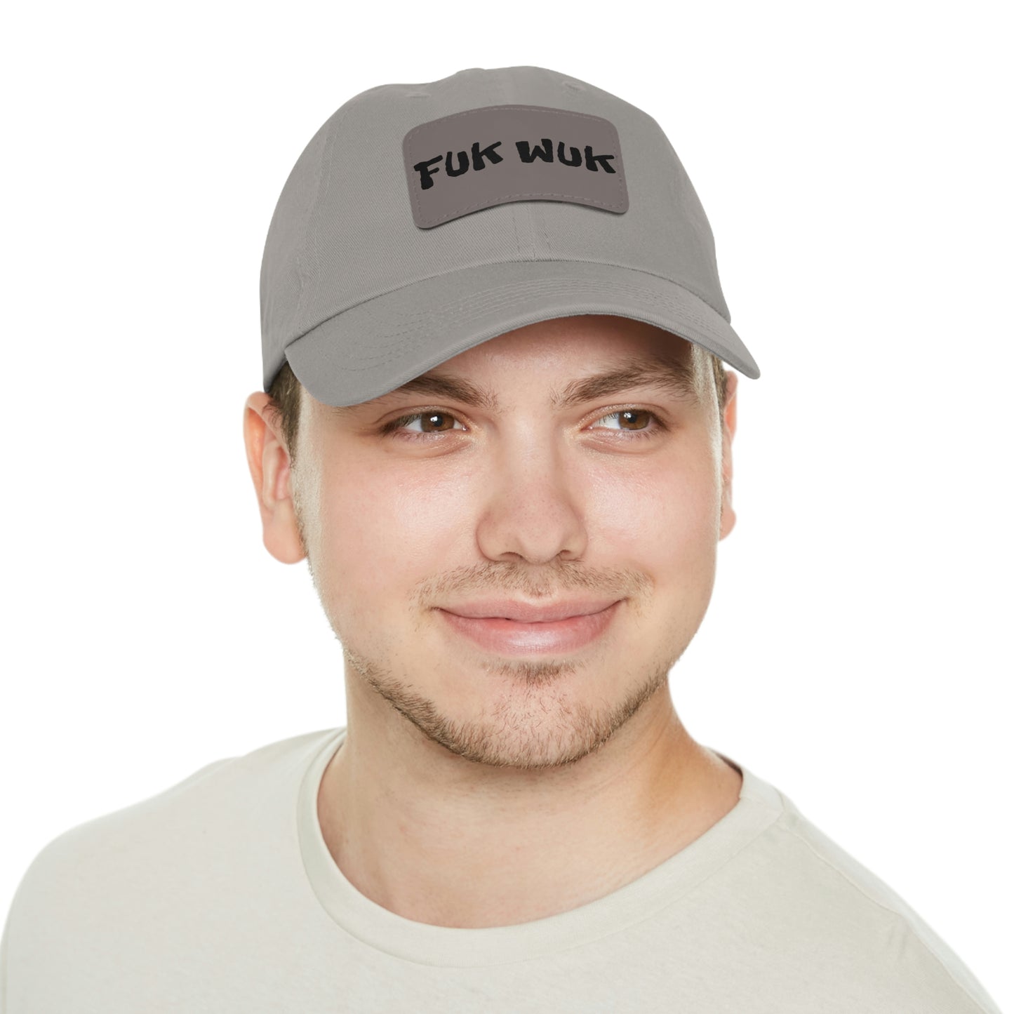 FUK-WUK Dad Hat with Leather Patch