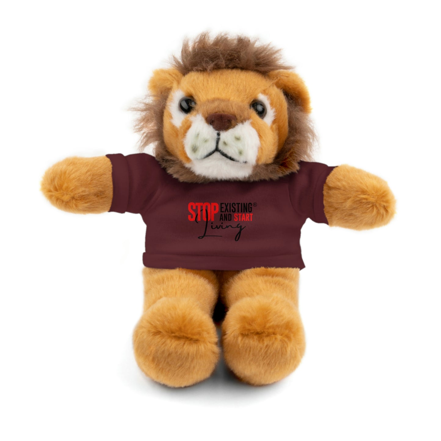 STOP EXISTING & START LIVING Stuffed Animals with Tee