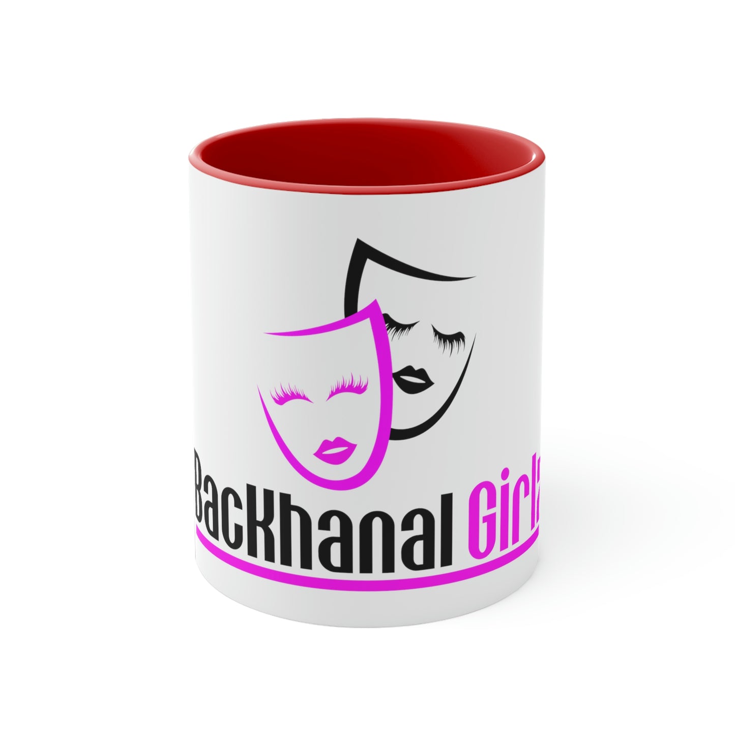 BACKHANAL GIRLZ  two-tone Coffee Mug, 11oz