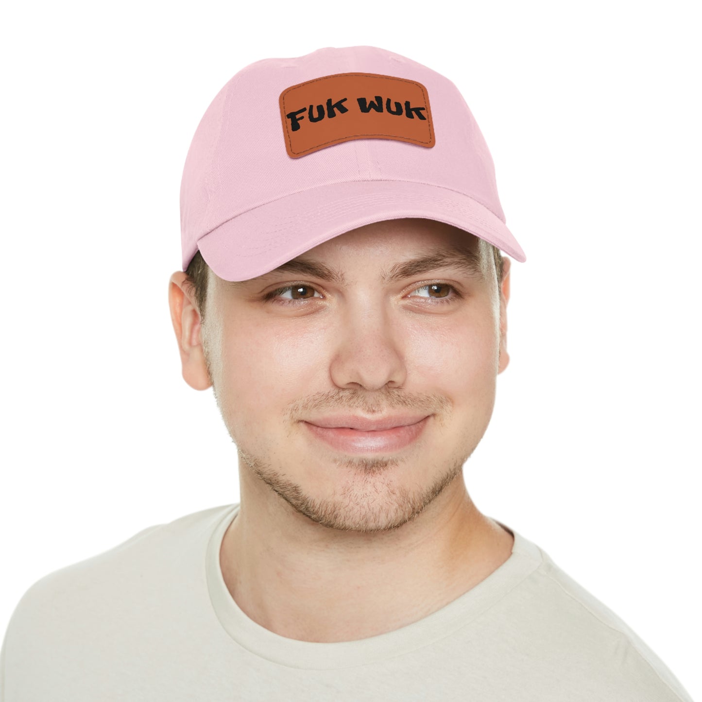 FUK-WUK Dad Hat with Leather Patch