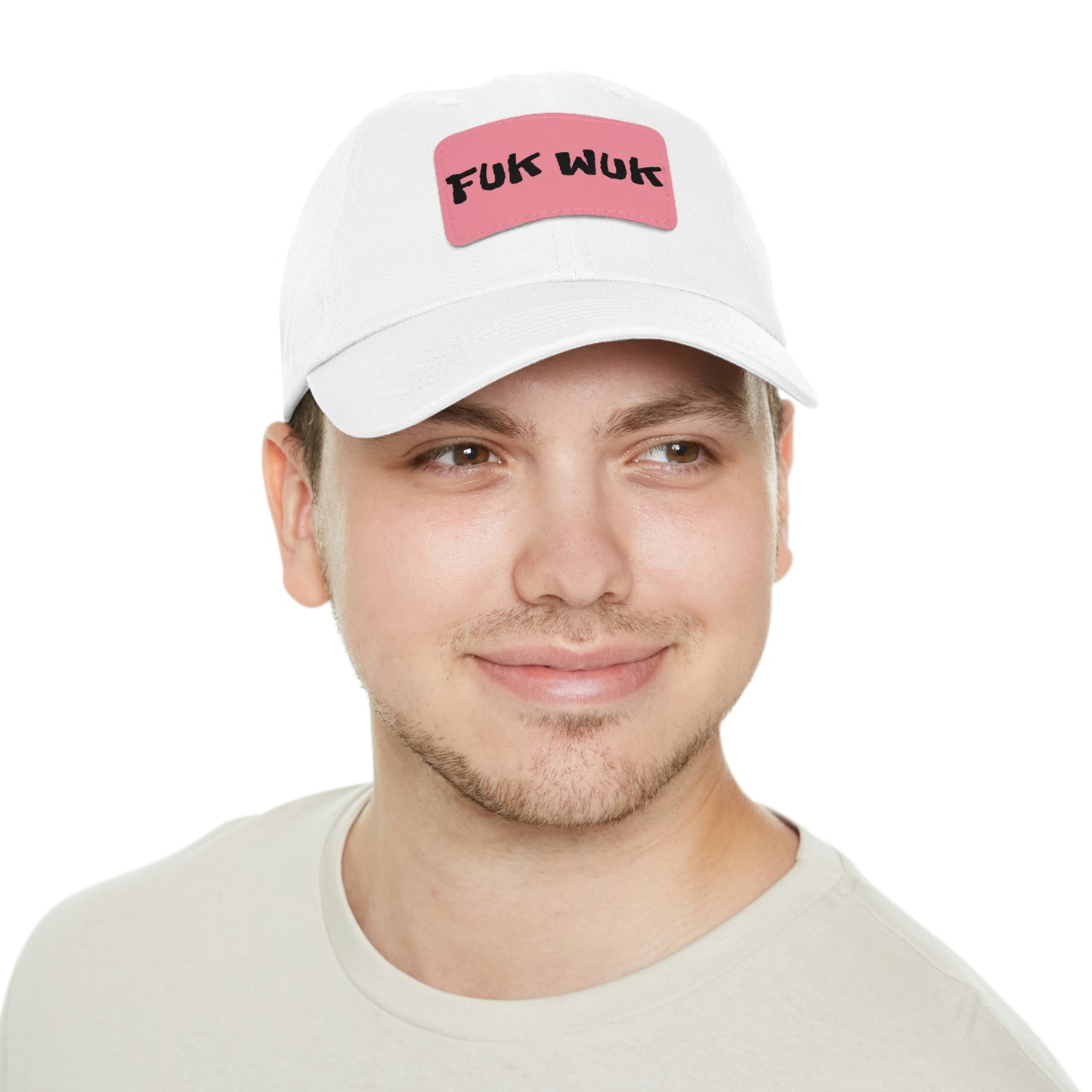 FUK-WUK Dad Hat with Leather Patch