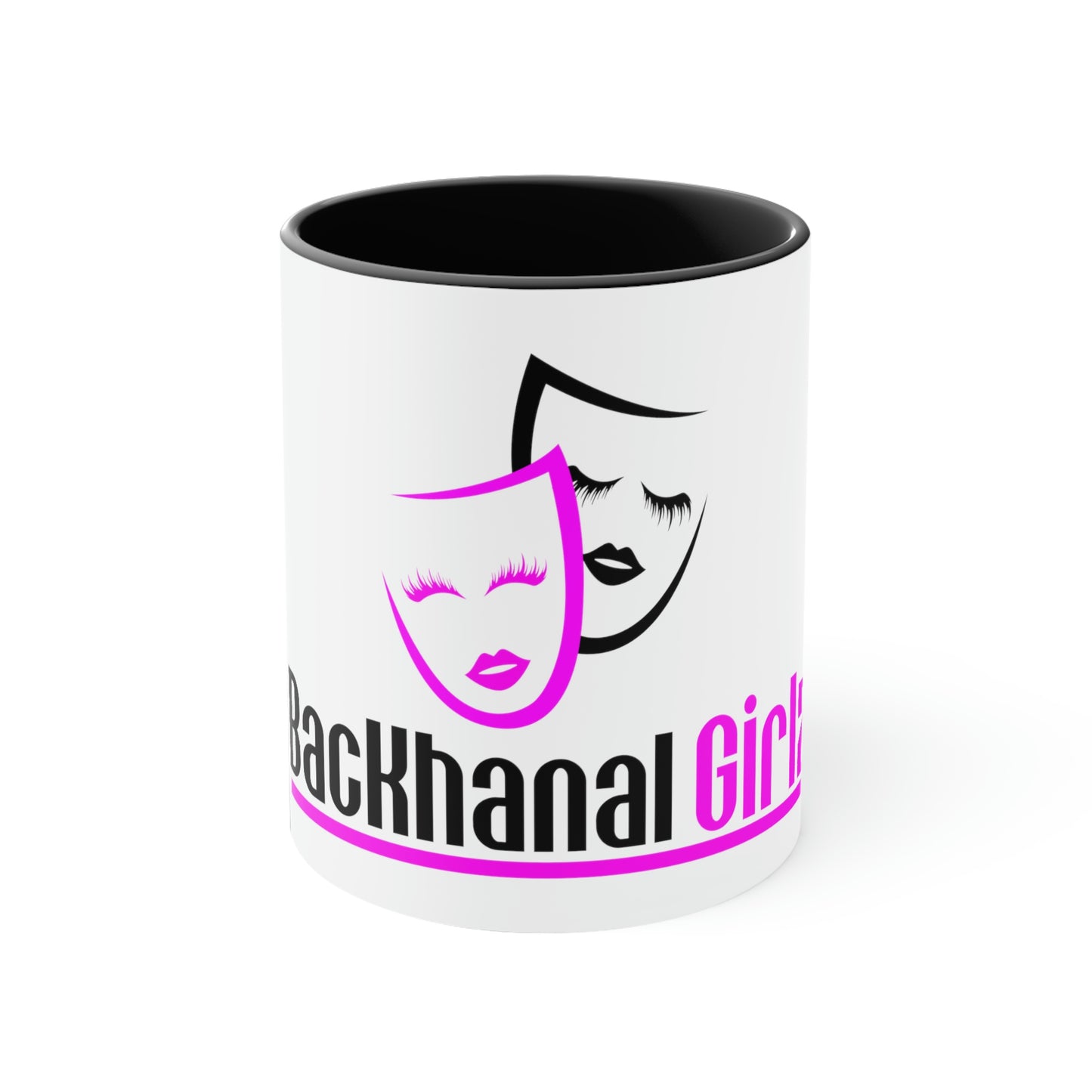 BACKHANAL GIRLZ  two-tone Coffee Mug, 11oz