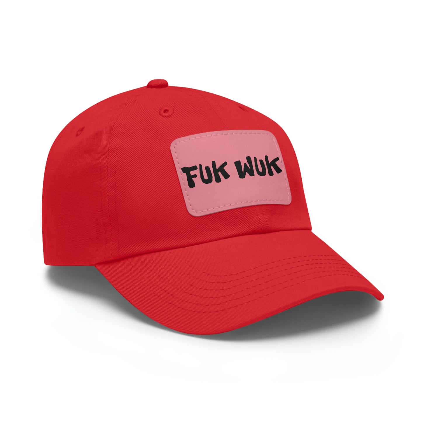 FUK-WUK Dad Hat with Leather Patch