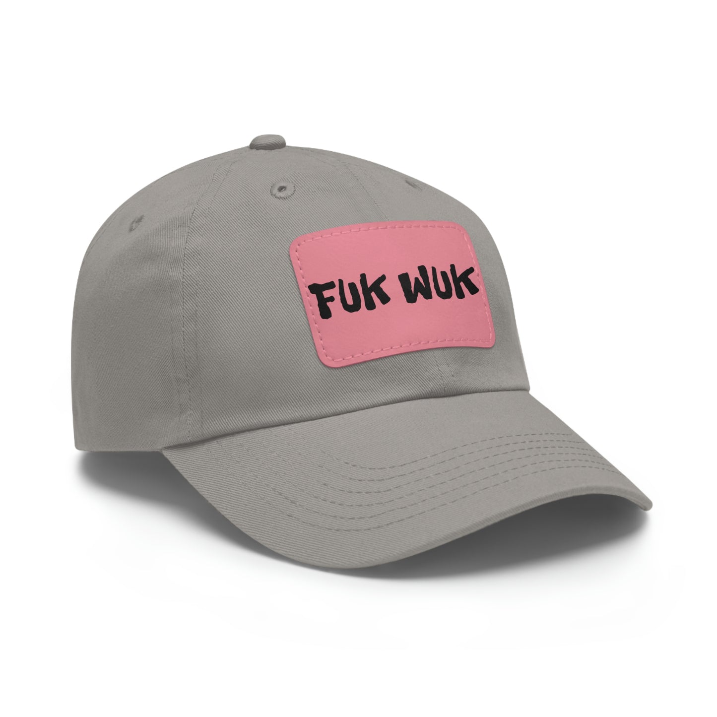 FUK-WUK Dad Hat with Leather Patch