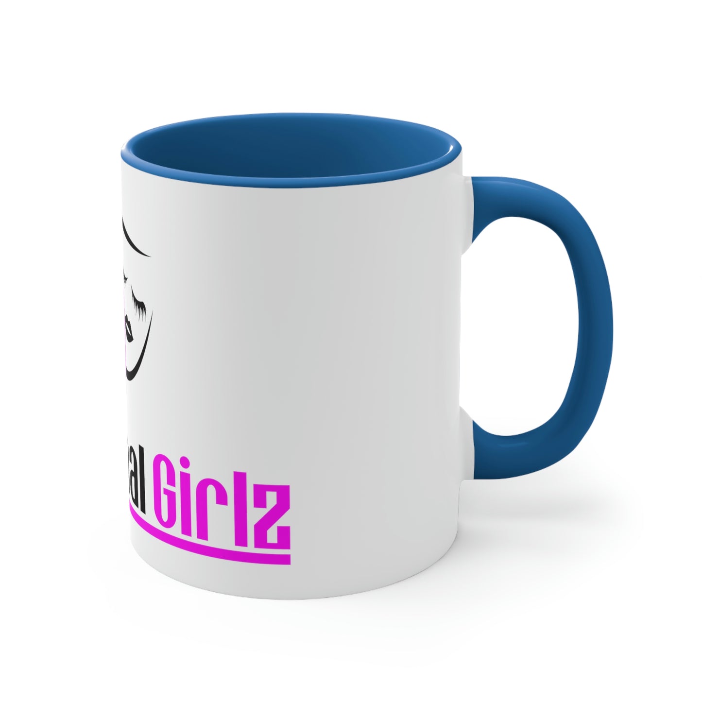 BACKHANAL GIRLZ  two-tone Coffee Mug, 11oz