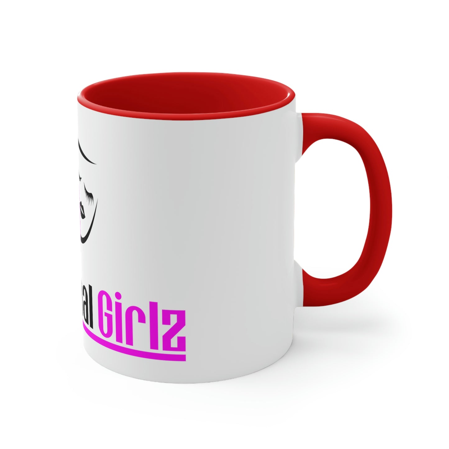 BACKHANAL GIRLZ  two-tone Coffee Mug, 11oz