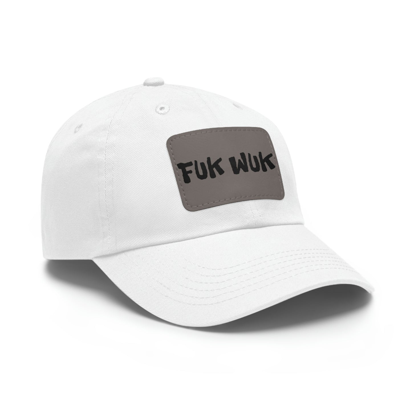 FUK-WUK Dad Hat with Leather Patch