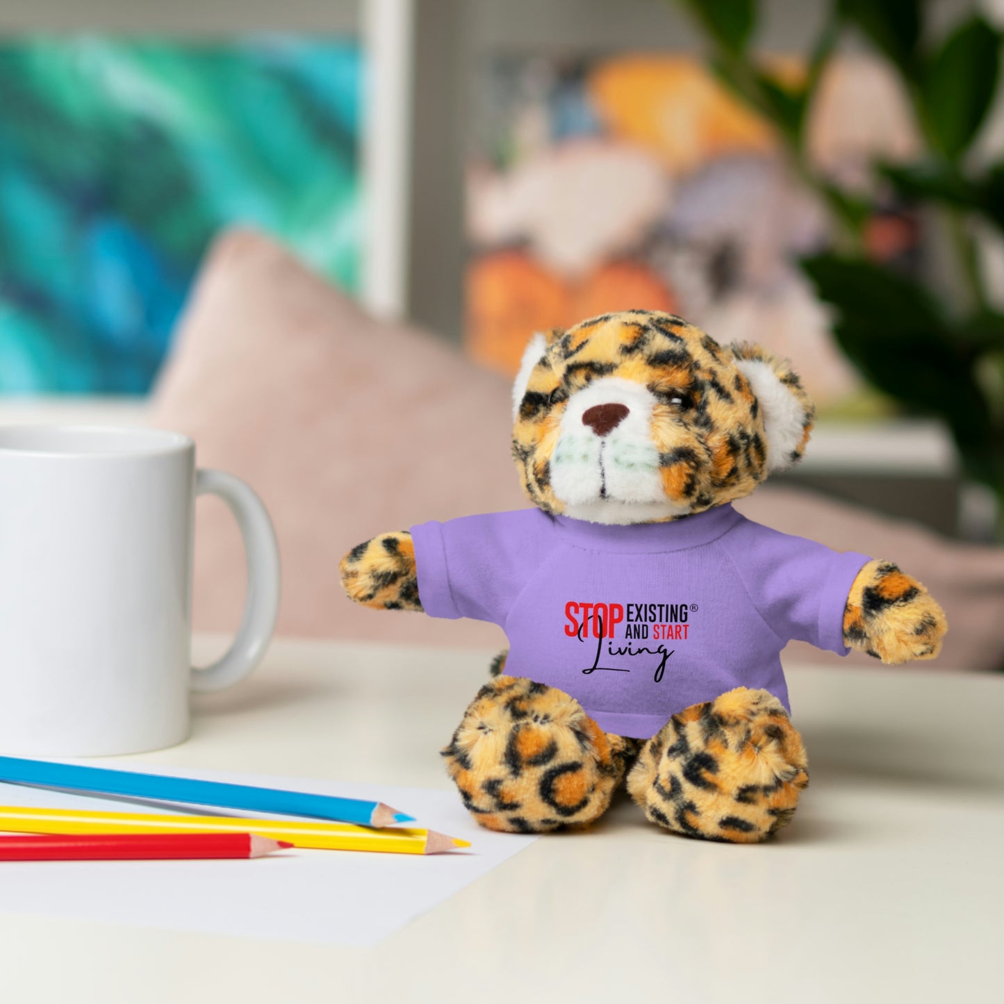 STOP EXISTING & START LIVING Stuffed Animals with Tee