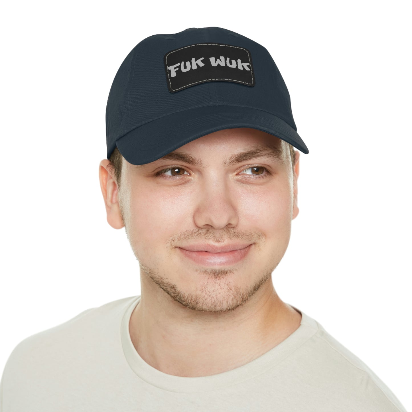 FUK-WUK Dad Hat with Leather Patch