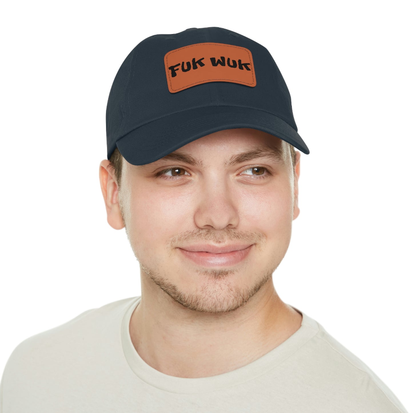 FUK-WUK Dad Hat with Leather Patch