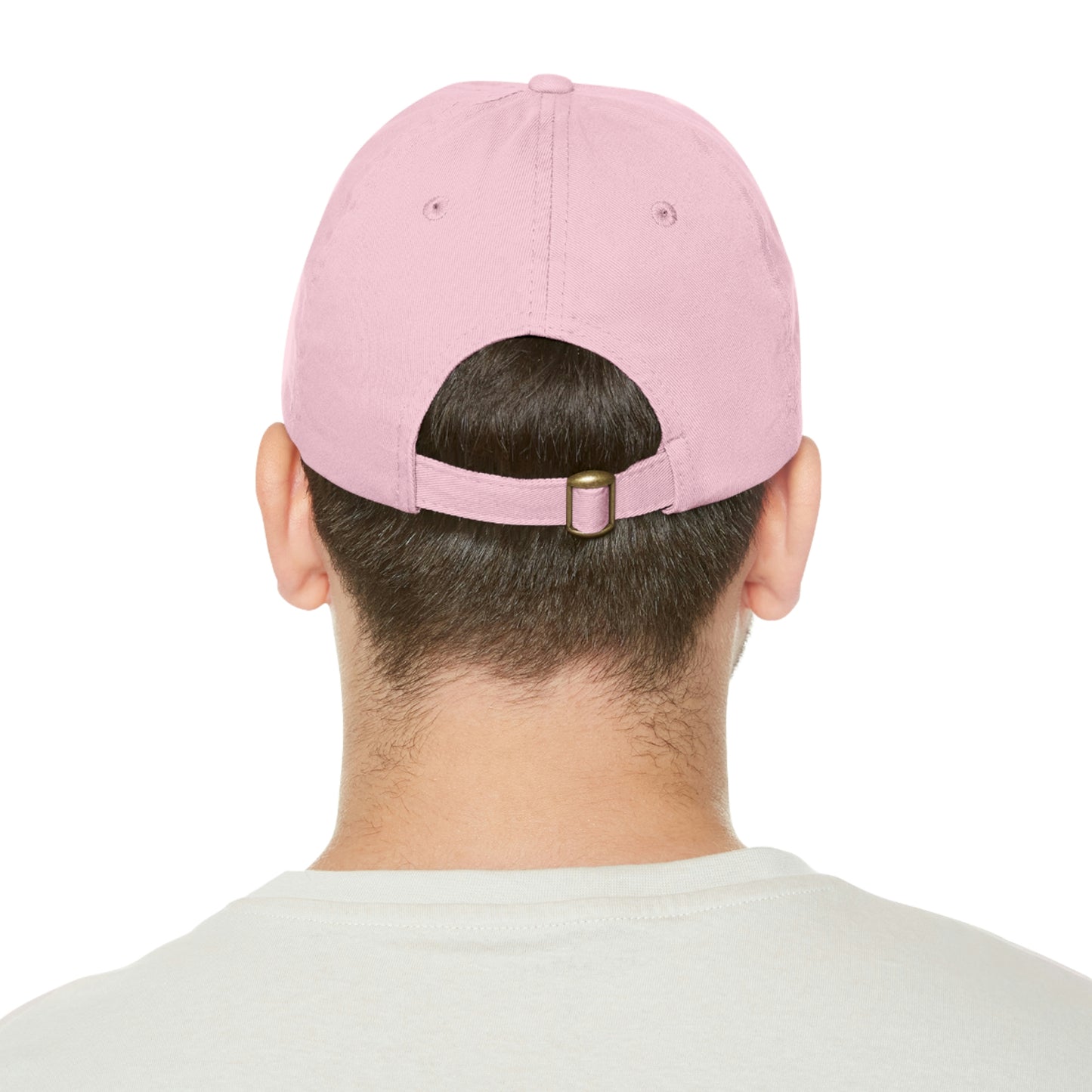 STOP EXISTING & START LIVING Dad Hat with Leather Patch