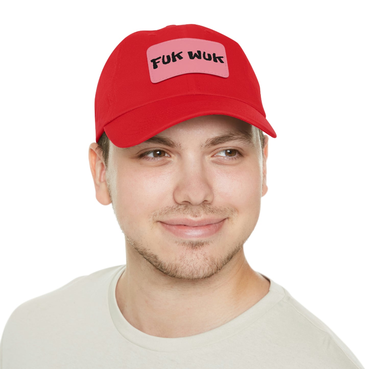 FUK-WUK Dad Hat with Leather Patch