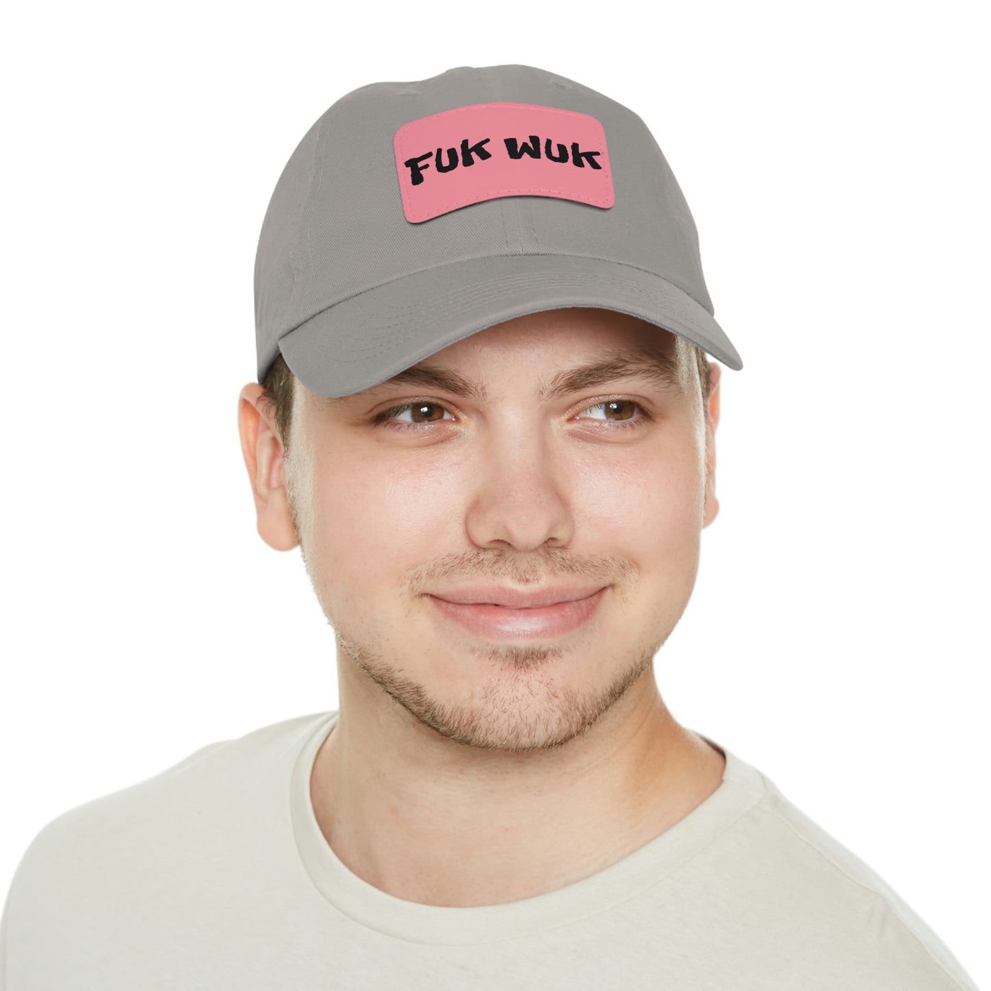 FUK-WUK Dad Hat with Leather Patch