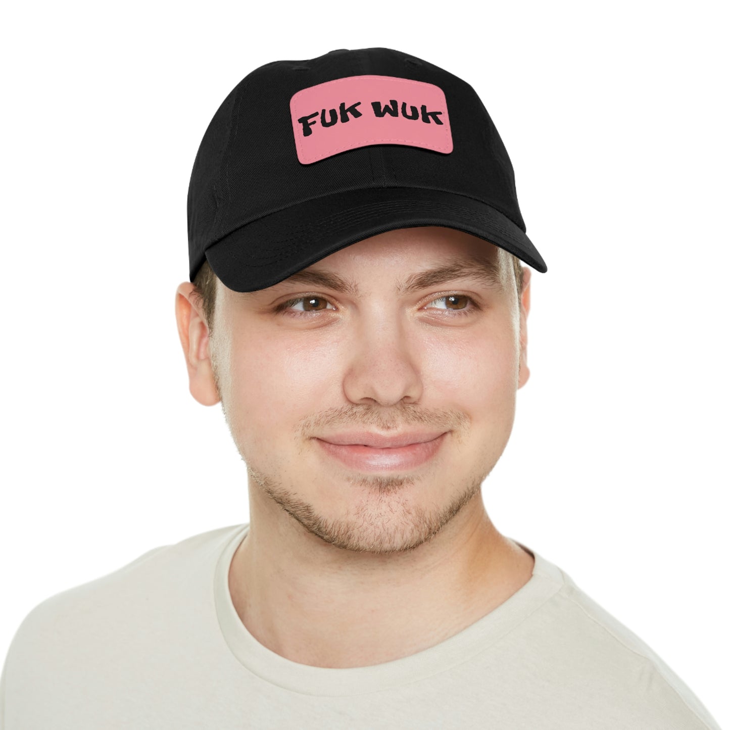 FUK-WUK Dad Hat with Leather Patch