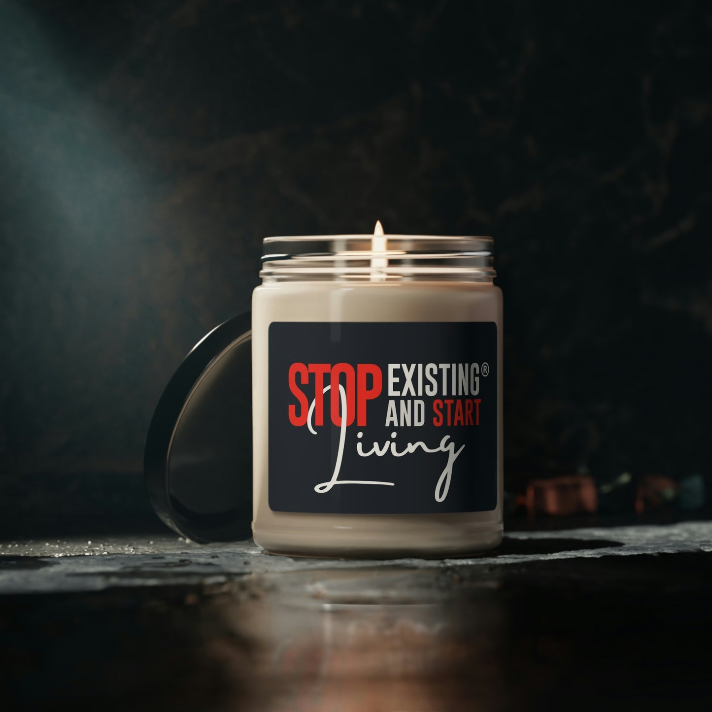 STOP EXISTING & START LIVING Soy Candle, 9oz