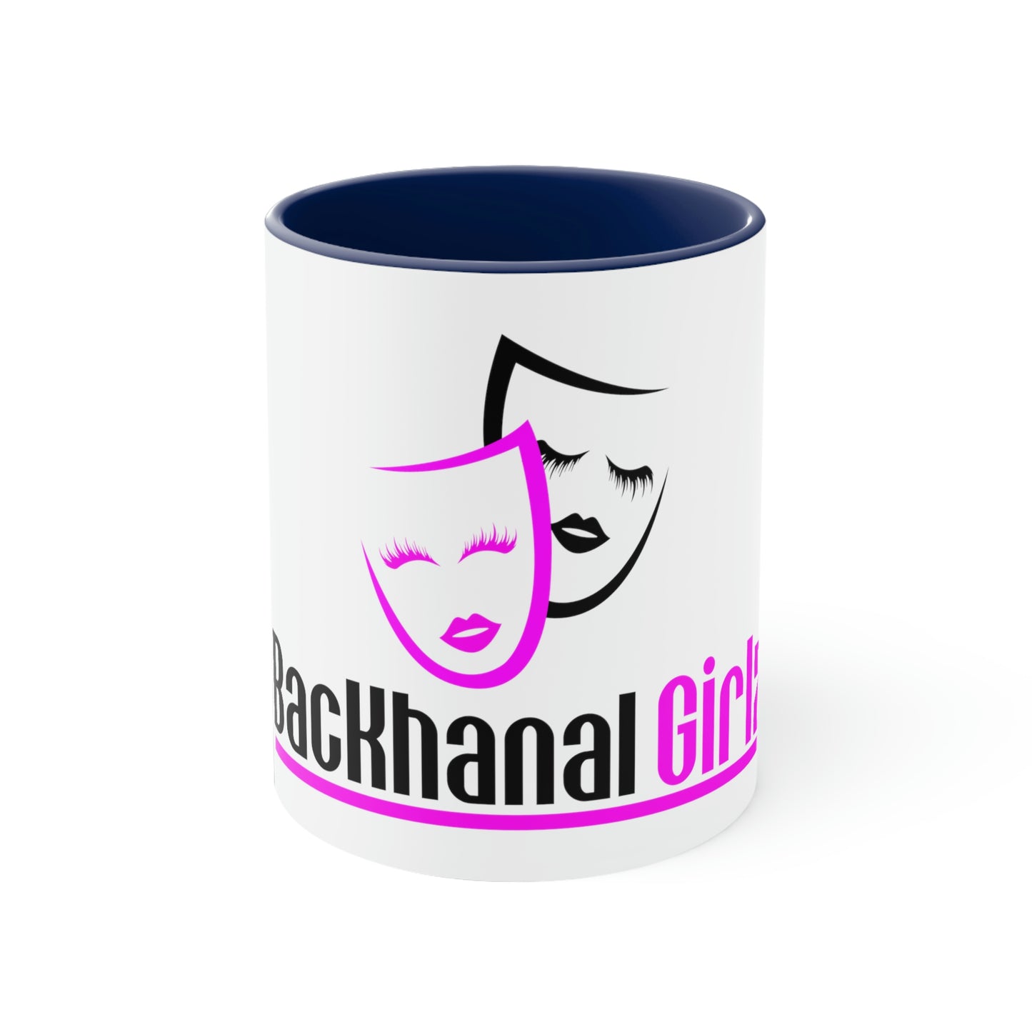 BACKHANAL GIRLZ  two-tone Coffee Mug, 11oz