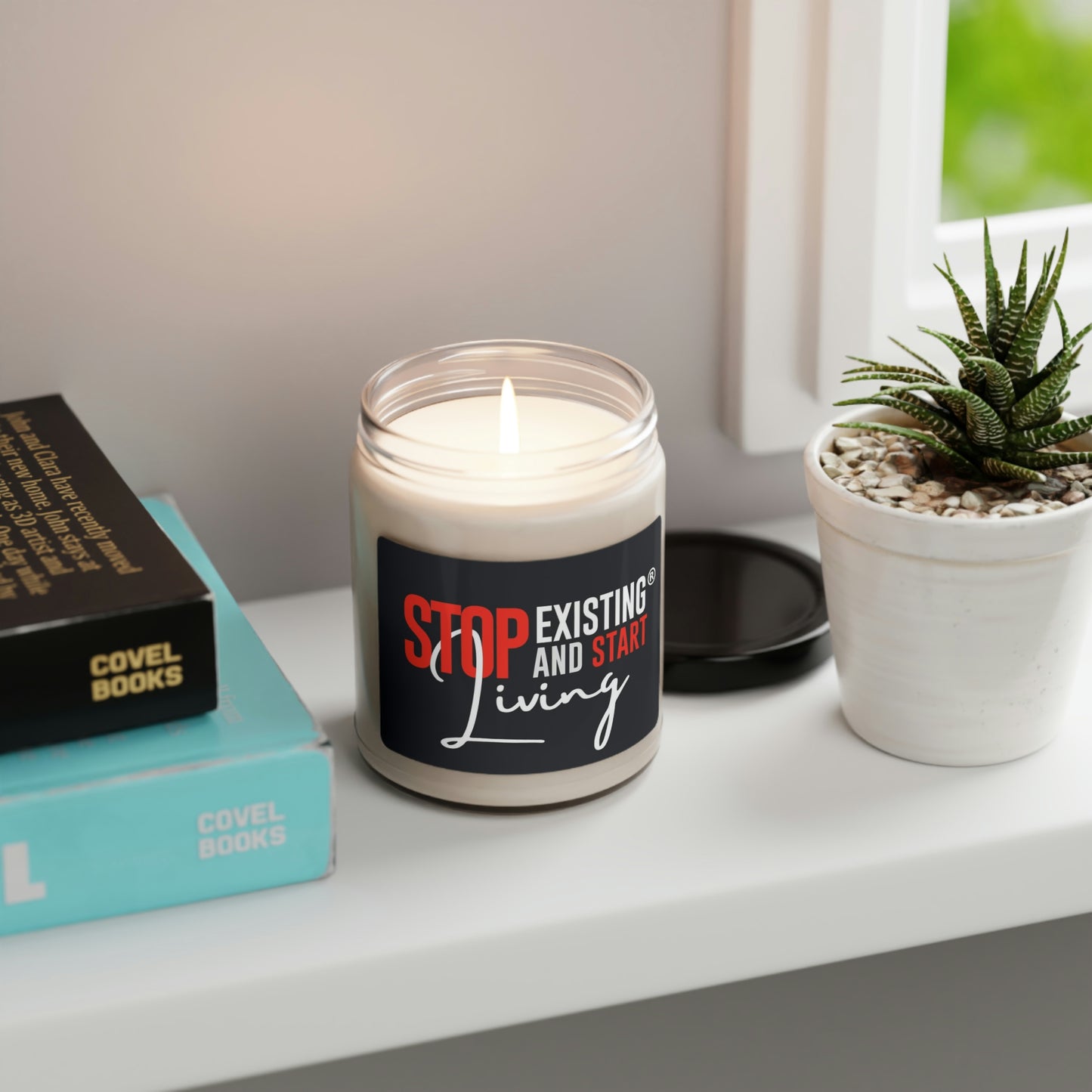 STOP EXISTING & START LIVING Soy Candle, 9oz