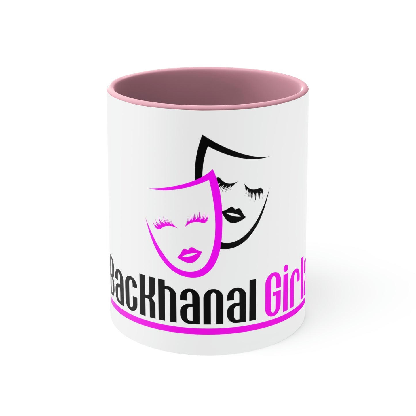 BACKHANAL GIRLZ  two-tone Coffee Mug, 11oz