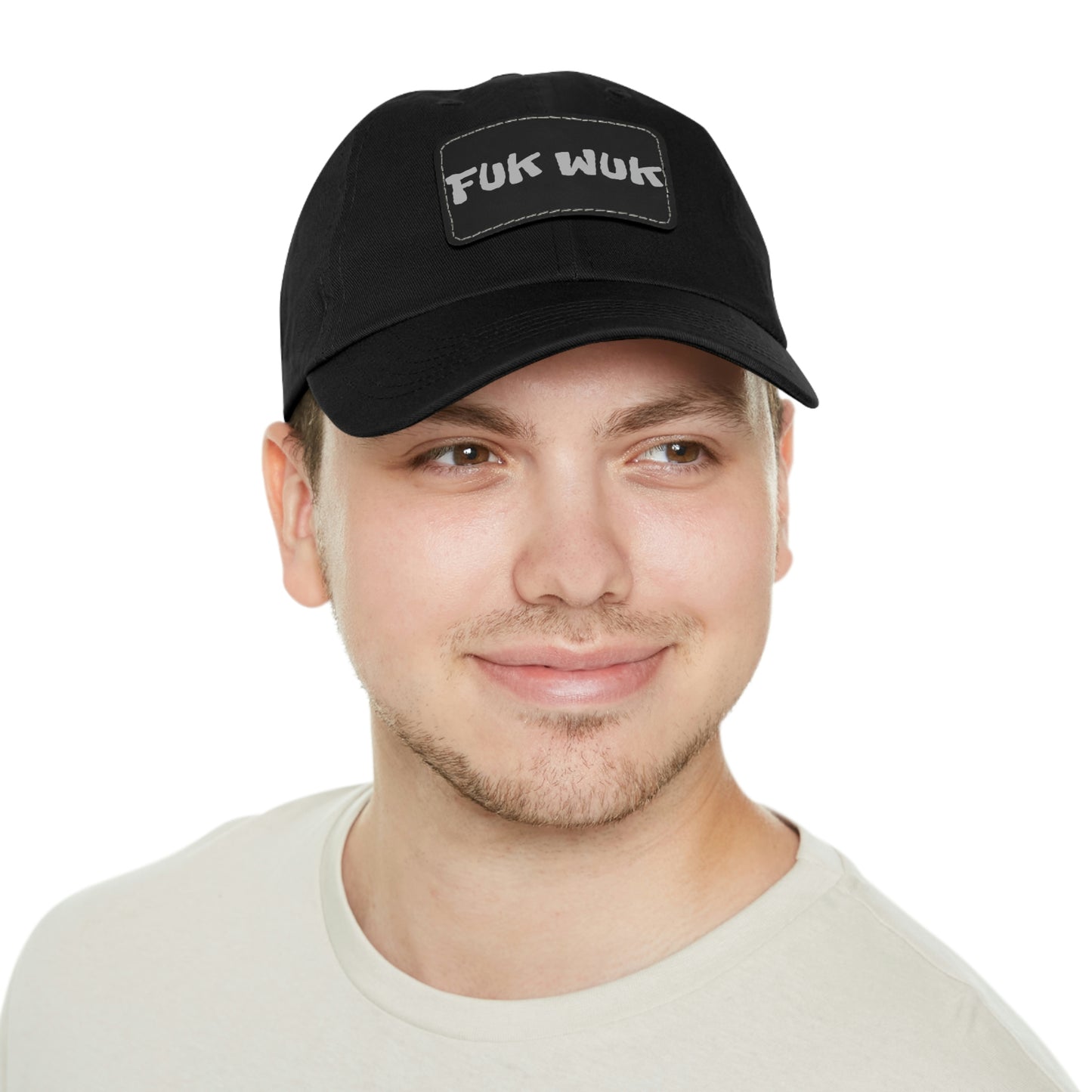 FUK-WUK Dad Hat with Leather Patch